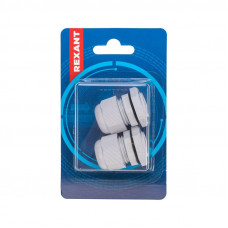 Кабельный ввод PG-13,5 (6-12мм) серый, комплект (2 шт/уп) REXANT