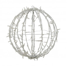 Шар светодиодный 230V, диаметр 30 см, 120 светодиодов, эффект мерцания, цвет белый NEON-NIGHT