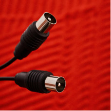 ВЧ кабель ТВ штекер - ТВ штекер, 10м, черный REXANT