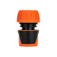 Коннектор для шланга, быстросъемный, 3/4', с аквастопом ЧЕТЫРЕ СЕЗОНА