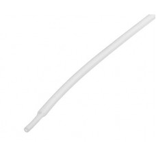 Трубка термоусаживаемая ТУТ нг 1,5/0,75мм, белая, упаковка 50 шт. по 1м REXANT
