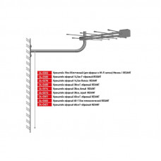 Кронштейн для эфирных и Wi-Fi антенн, Москва-1, облегченный, 10см REXANT