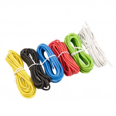 Набор автопровода «Радуга» 1х2,50мм, 6 цветов (белый, желтый, зеленый, красный, синий, черный) по 3м REXANT