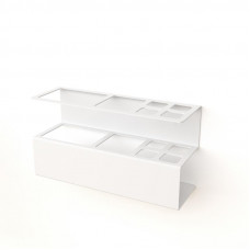 Держатель для хранения зубных щеток и аксессуаров для ванны, белый REXANT