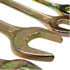 Набор ключей рожковых (6х7-30х32мм), 12 шт, желтый цинк REXANT