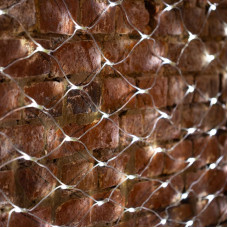 Гирлянда светодиодная Сеть 2х1,5м 288 LED БЕЛЫЙ прозрачный ПВХ IP65 свечение с динамикой 230В блок в комплекте NEON-NIGHT