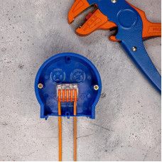 Универсальная клемма СМК 222-415, 5-проводная прозрачная 0,08-2,5/4 мм² (блистер 10 шт/уп) REXANT