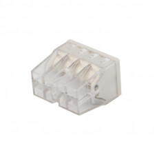 Экспресс-клемма СМК 2273-208, 8-проводная 0,5-2,5 мм², прозрачная (50 шт/уп) REXANT