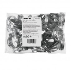 Хомут червячный 25-40/12-0,8мм, (50 шт/уп) REXANT