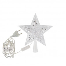 Фигура светодиодная Звезда на елку цвет: RGB, 10 LED, 17 см