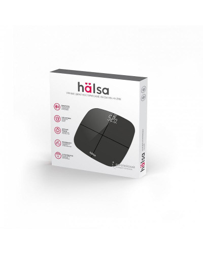 Умные весы черные HALSA