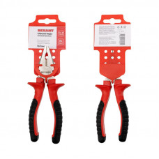 Плоскогубцы комбинированные 160мм никелированные, двухкомпонентные рукоятки REXANT