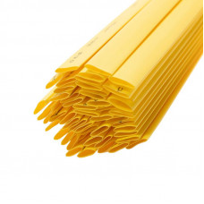 Трубка термоусаживаемая ТУТ нг 12,0/6,0мм, желтая, упаковка 50 шт. по 1м REXANT