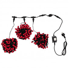 Гирлянда LED ClipLight - ШАРИКИ 24V, 3 нити по 20 м, цвет диодов Белый