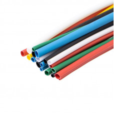 Набор термоусаживаемых трубок ТУТ нг №4 SMALL TUBE 2:1, упаковка 20 шт. по 10 см REXANT