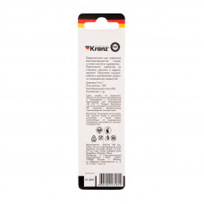 Сверло по металлу 5,0х86х52мм (HSS), DIN 338, 1 шт. в упаковке KRANZ