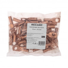 Наконечник медный ТМ 35-12-10 (35мм² - Ø8мм) (в упак 50шт), REXANT