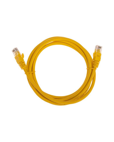 Патч-корд U/UTP, CAT 6, RJ45-RJ45, 26AWG, LSZH, желтый, 2м REXANT