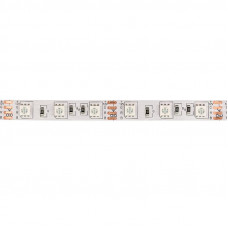 Лента светодиодная 12В, SMD5050, 14,4Вт/м, 60 LED/м, RGB, 10мм, 5м, IP20 LAMPER