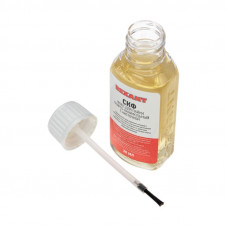 Флюс для пайки, СКФ (спирто-канифольный), 30мл, с кисточкой, флакон, блистер REXANT