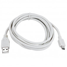 Кабель USB-A – mini USB, 2,4А, 3м, ПВХ, серый REXANT