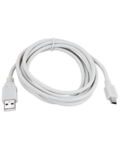 Кабель USB-A – mini USB, 2,4А, 3м, ПВХ, серый REXANT