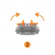 Клемма СМК 222-423P проходная 3 полюса, с монтажной площадкой (0,08-4 мм²), серая (25 шт./уп.) REXANT