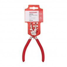 Щипцы для стопорных колец загнутый сжим 160мм, обливные рукоятки REXANT