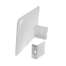 Держатель для хранения роутера, с регулировкой размеров, настенный, белый REXANT