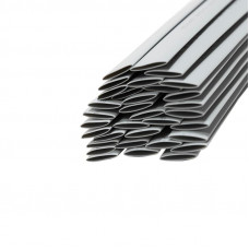 Трубка термоусаживаемая ТУТ нг 10,0/5,0мм, серая, упаковка 50 шт. по 1м REXANT