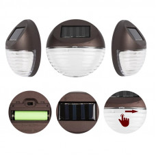 Светильник настенный 4000К, со встроенным аккумулятором и солнечной панелью (SLC-60) LAMPER