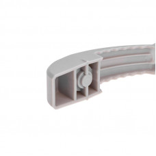 Держатель кабеля для прямого монтажа односторонний серый, 67мм (20шт/уп) REXANT