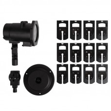 LED проектор, 12 сменных слайдов, цвет RGBW, 12В