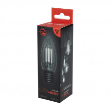 Лампа филаментная Свеча CN35 7,5Вт 600Лм 4000K E27 диммируемая, прозрачная колба REXANT