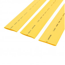 Трубка термоусаживаемая ТУТ нг 40,0/20,0мм, желтая, упаковка 10 шт. по 1м REXANT