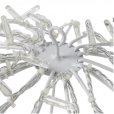 Шар светодиодный 230V, диаметр 30 см, 120 светодиодов, эффект мерцания, цвет белый NEON-NIGHT