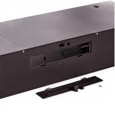 Светодиодный камин Хайтек с эффектом живого огня 60х10х20 см, батарейки 3хС (не в комплекте) или от USB (в комплекте)