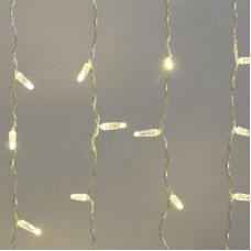 Гирлянда светодиодная Занавес 2х0,8м 160 LED ТЕПЛЫЙ БЕЛЫЙ прозрачный ПВХ IP65 постоянное свечение 230В нужен блок 303-500-1 NEON-NIGHT