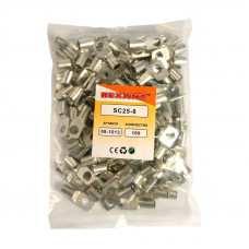 Наконечник кольцевой REXANT НК, ø8.4 мм, 25 мм², ТМЛ (DIN) 25-8