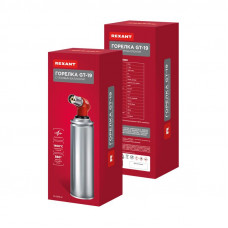 Набор горелка газовая GT-19 с пьезоподжигом + газовый баллон REXANT