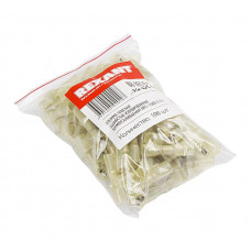 Клемма плоская полностью изолированная термоусаживаемая РПи-м-т 6.0-(6.3)/РпИм-т 6-7-0,8 гнездо 6.6 мм 4-6 мм² желтый REXANT