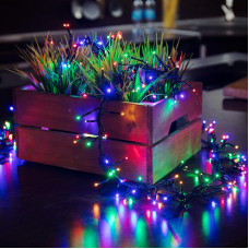 Гирлянда Кластер LED 3 м, темно-зеленый ПВХ IP20, 288 диодов, цвет мультиколор