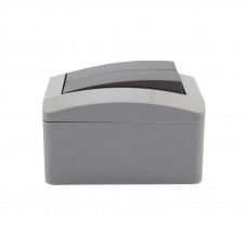 Выключатель двухклавишный INDUSTRIAL IP54 о/у, серый KRANZ