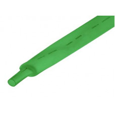 Трубка термоусаживаемая ТУТ нг 22,0/11,0мм, зеленая, упаковка 10 шт. по 1м REXANT