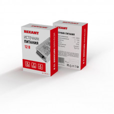 Источник питания 220 V AC/12 V DC 6 A 72 W с разъемами под винт, без влагозащиты (IP23)