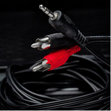 Шнур Стерео 3,5мм - 2 RCA, 5м REXANT