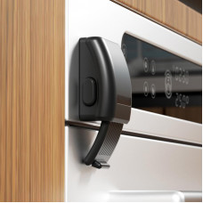 Замок-блокиратор для духового шкафа Premium, черный HALSA