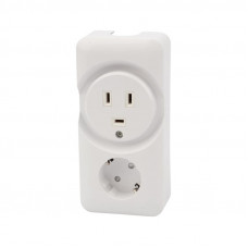 Розетка РШ/Евро двойная для электрической плиты 32А/16A, 250В, 2Р+РЕ (ОУ) белая REXANT