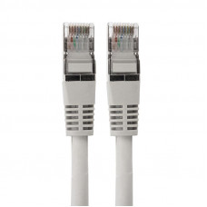 Шнур коммутационный, патч-корд F/UTP RJ45-RJ45, CAT 6, LSZH серый, 3м REXANT