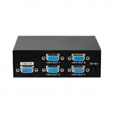 Делитель гнездо VGA на 4 гнезда VGA, металл REXANT